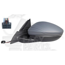RÉTROVISEUR GAUCHE ÉLECTRIQUE CHAUFFANT A PEINDRE AVEC FEU 6 PINS pour OPEL MOKKA