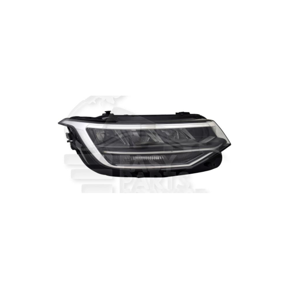 PHARE OPTIQUE DROIT LED ÉLECTRIQUE AVEC MOTEUR pour VOLKSWAGEN TIGUAN
