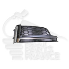 GRILLE DE PC AVD NOIRE A/MOULURE CHROMEE 