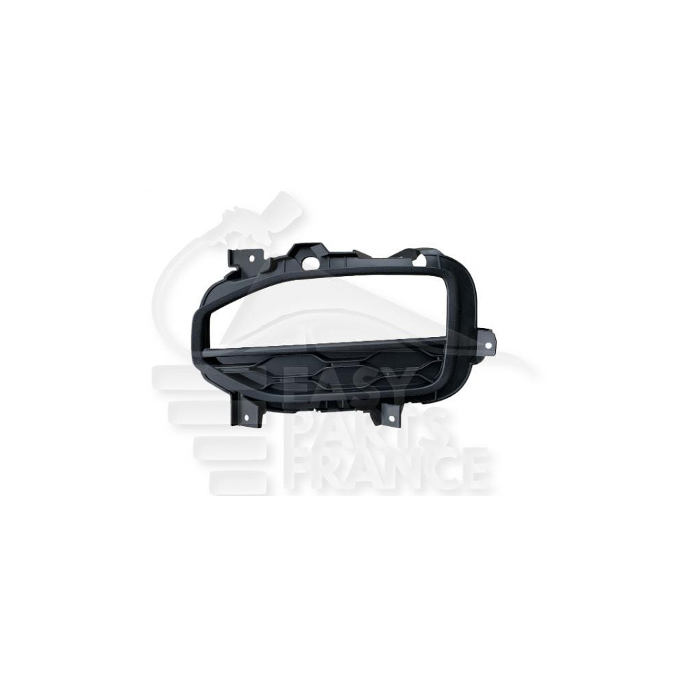 GRILLE DE PARE-CHOC AVANT-GAUCHE NOIRE AVEC EMPLACEMENT ANTI-BROUILLARD SANS PACKONTROL ( PHARE LED ) pour VOLKSWAGEN T-ROC
