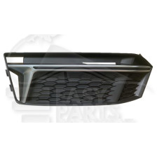 GRILLE DE PC AVG NOIRE A/MOULURES ARGENT 