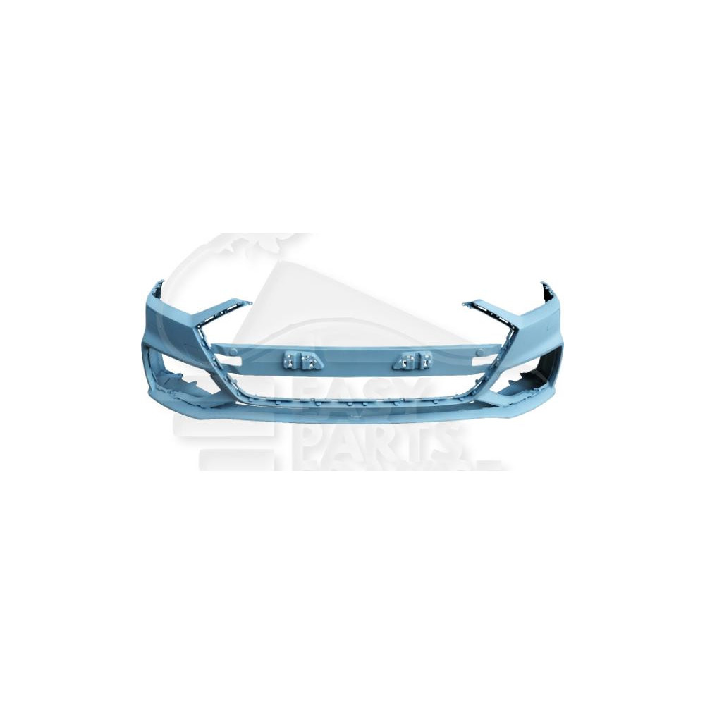 PARE-CHOC AVANT A PEINDRE AVEC LAVE PHARE et 2 TROUS POUR CAPTEURS pour AUDI A7