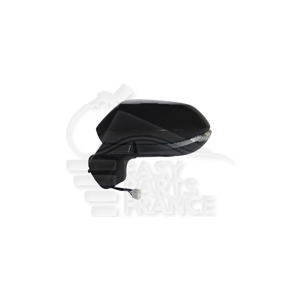 RÉTROVISEUR GAUCHE ÉLECTRIQUE CHAUFFANT A PEINDRE RABATTABLE ÉLECTRIQUEMENT AVEC FEU LED 8 PINS pour TOYOTA YARIS