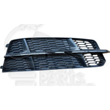 GRILLE DE PARE-CHOC AVANT-DROIT NOIRE AVEC MOULURE NOIRE pour AUDI A6