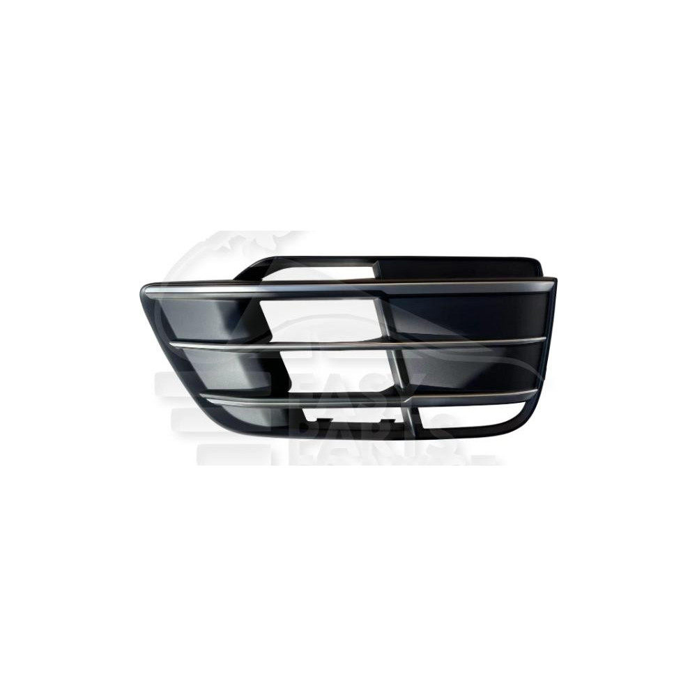 GRILLE DE PARE-CHOC AVANT-DROIT NOIRE AVEC MOULURE CHROMEE pour AUDI Q5