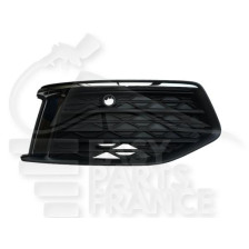 GRILLE DE PC AVD NOIRE A/MOULURE CHROMEE et EMPL CAPTEUR 