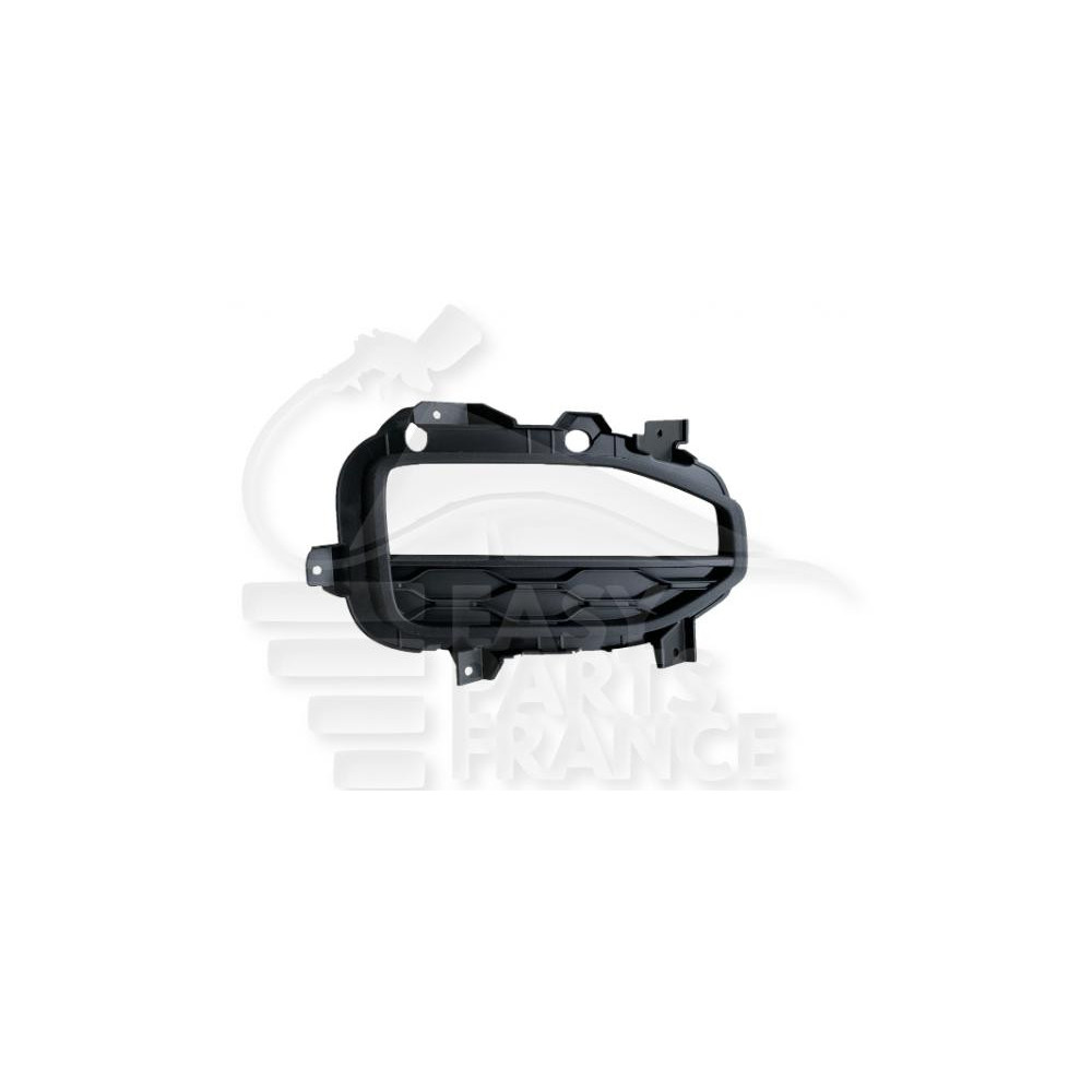 GRILLE DE PARE-CHOC AVANT-DROIT NOIRE AVEC EMPLACEMENT ANTI-BROUILLARD SANS PACKONTROL ( PHARE LED ) pour VOLKSWAGEN T-ROC
