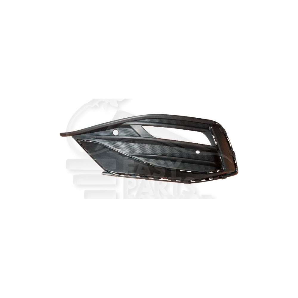 GRILLE DE PARE-CHOC AVANT-GAUCHE NOIRE AVEC EMPLACEMENT ANTI-BROUILLARD pour SEAT LEON
