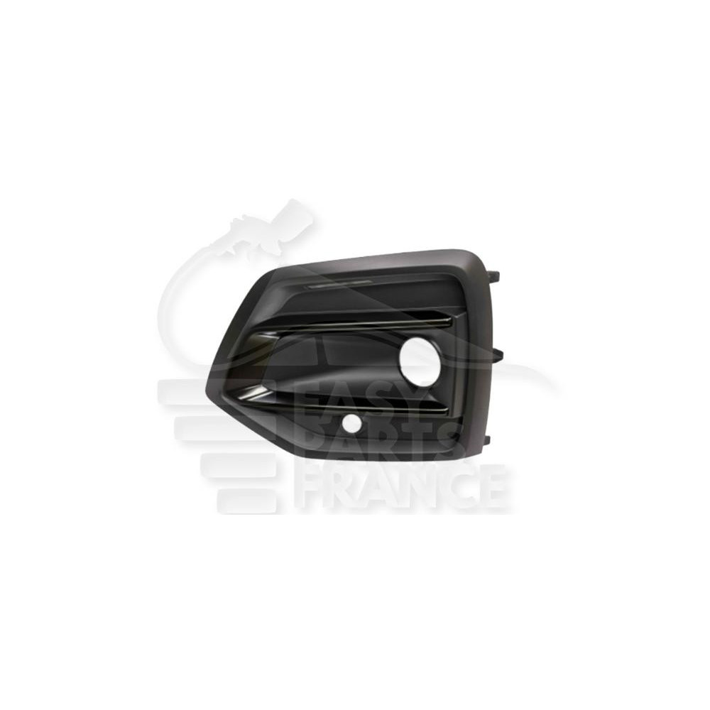 GRILLE DE PARE-CHOC AVANT-GAUCHE NOIRE AVEC MOULURE NOIRE et TROUS CAPTEURS pour AUDI Q5