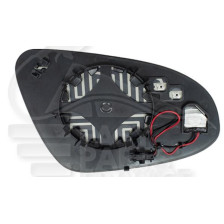 GLACE DE RÉTROVISEUR GAUCHE CHAUFFANT et DÉTECT. ANGLE MORT pour TOYOTA CH-R