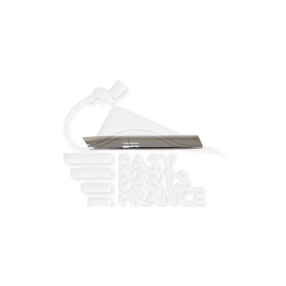 MOULURE CHROMEE DE CACHE CROCHET DE PARE-CHOC AVANT pour VOLKSWAGEN TRANSPORTER
