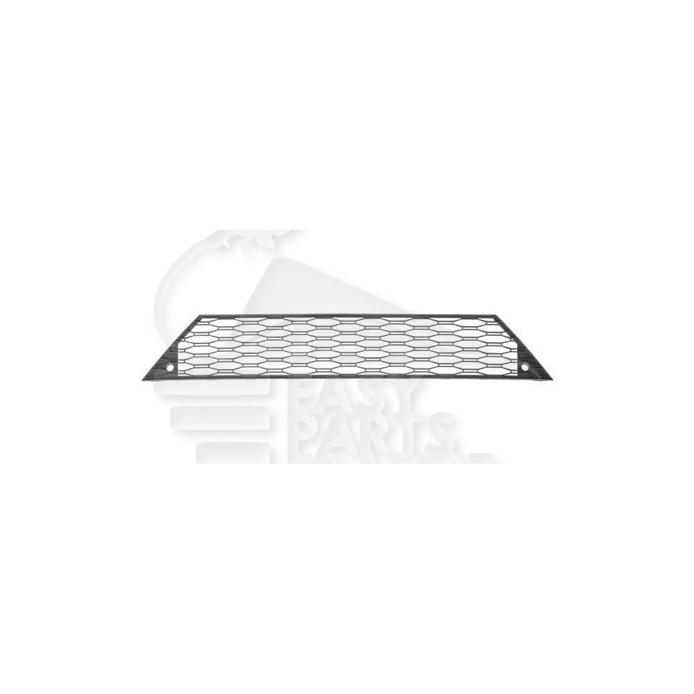 GRILLE CENTRALE DE PARE-CHOC AVANT NOIRE pour SEAT LEON