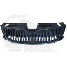 GRILLE DE CALANDRE NOIRE AVEC MOULURE NOIRE pour SKODA OCTAVIA