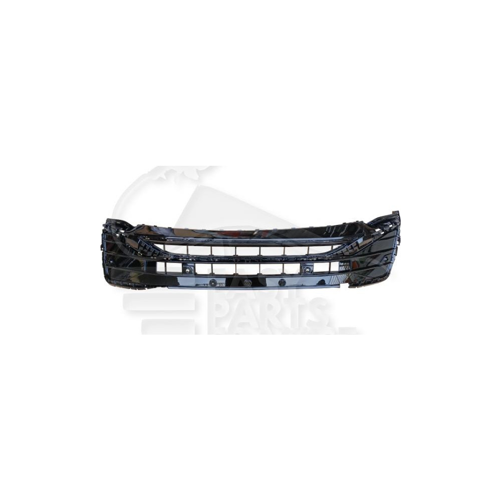GRILLE CENTRALE DE PARE-CHOC AVANT NOIRE et 4 TROUS CAPTEURS pour VOLKSWAGEN TIGUAN