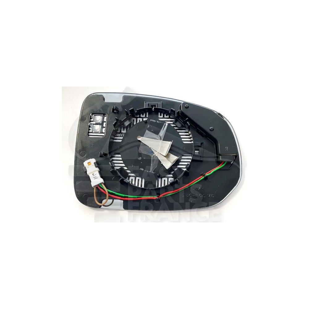 GLACE DE RÉTROVISEUR GAUCHE CHAUFFANT et DÉTECT. ANGLE MORT pour VOLVO XC 60