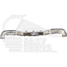PARE-CHOC ARRIÈRE CHROME AVEC 4 TROUS CAPTEURS pour VOLKSWAGEN AMAROK