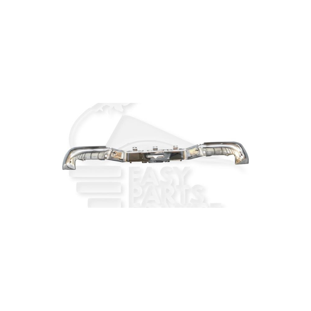 PARE-CHOC ARRIÈRE CHROME AVEC 4 TROUS CAPTEURS pour VOLKSWAGEN AMAROK