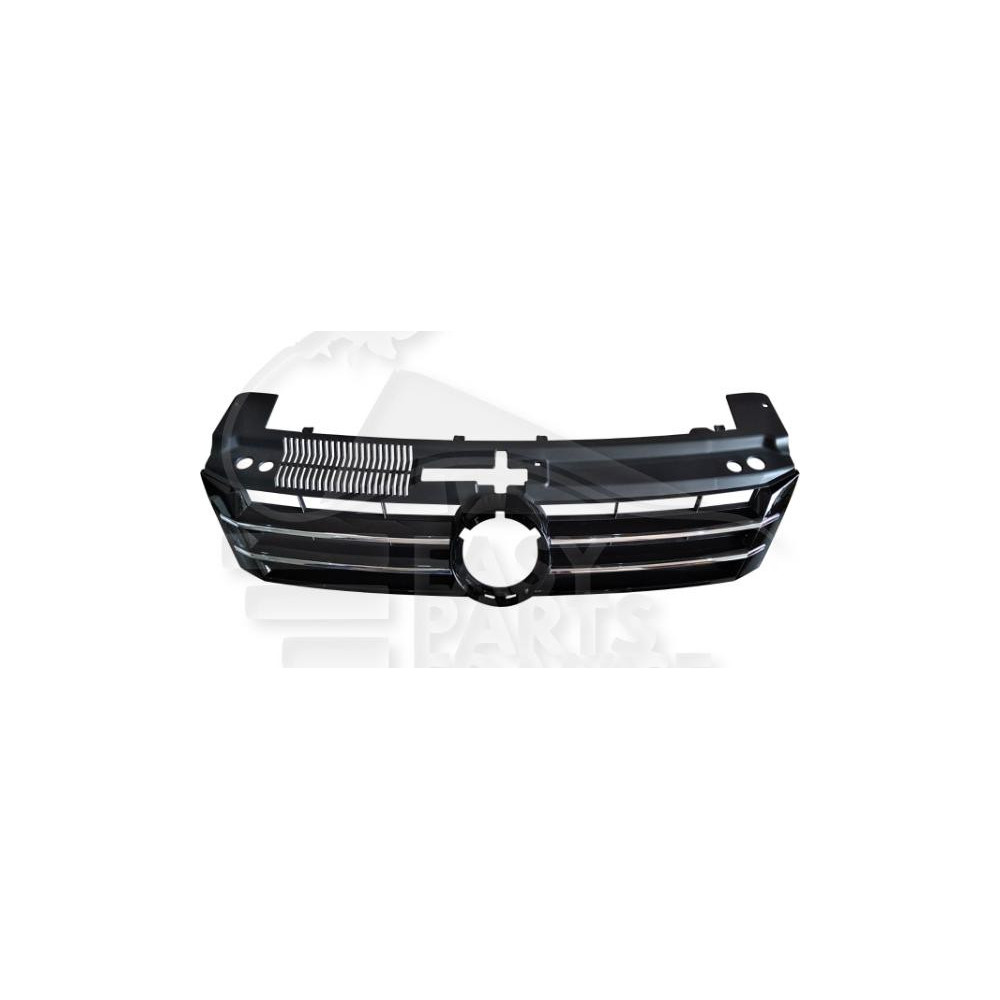 GRILLE DE CALANDRE NOIRE AVEC MOULURES CHROMEES pour VOLKSWAGEN SHARAN