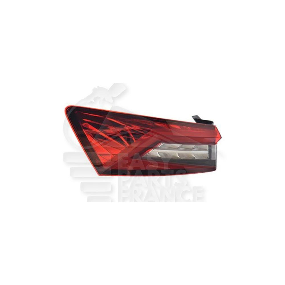 FEU ARRIÈRE-GAUCHE EXTÉRIEUR LED FOND CLAIR pour SKODA KODIAQ
