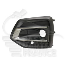 GRILLE DE PC AVG NOIRE A/MOULURE CHROMEE et TROUS CAPTEURS 