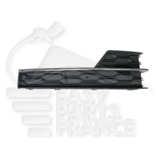 GRILLE DE PC AVD NOIRE A/MOULURE CHROMEE 