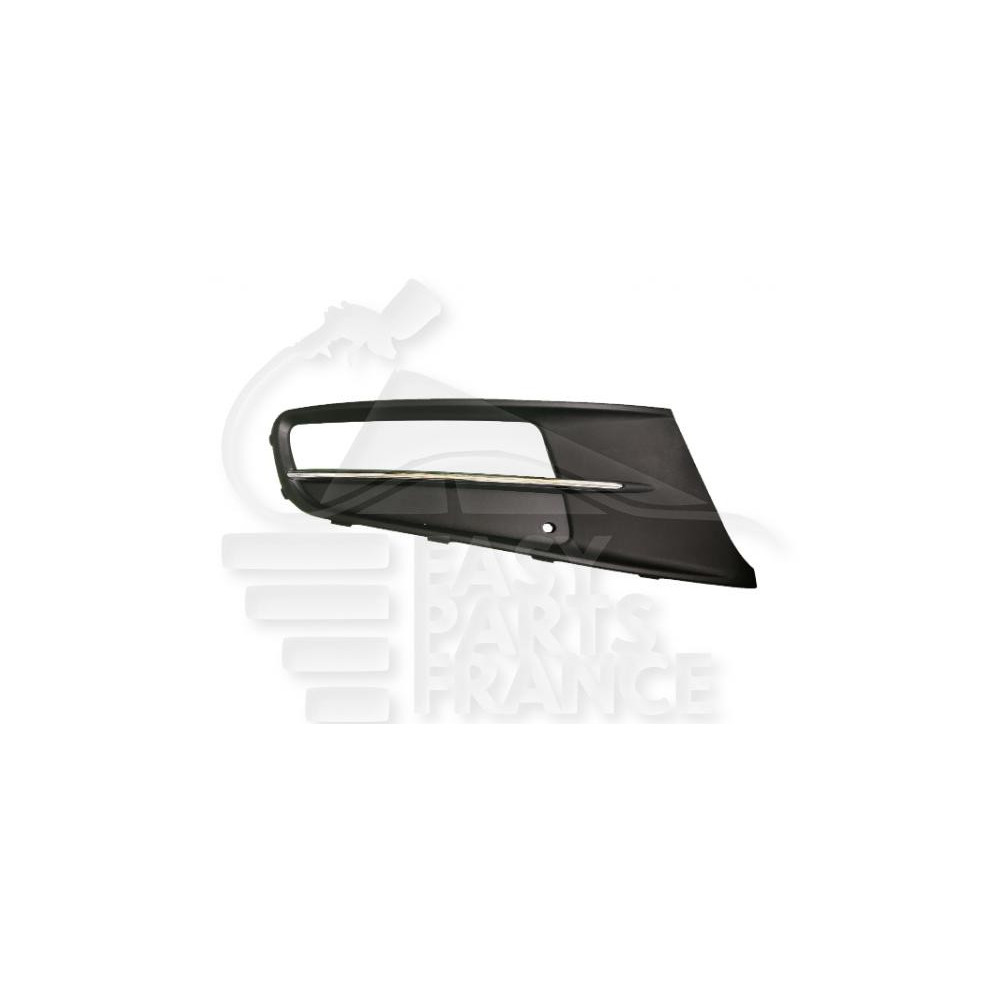 GRILLE DE PARE-CHOC AVANT-DROIT NOIRE AVEC MOULURE CHROMEE pour VOLKSWAGEN SHARAN