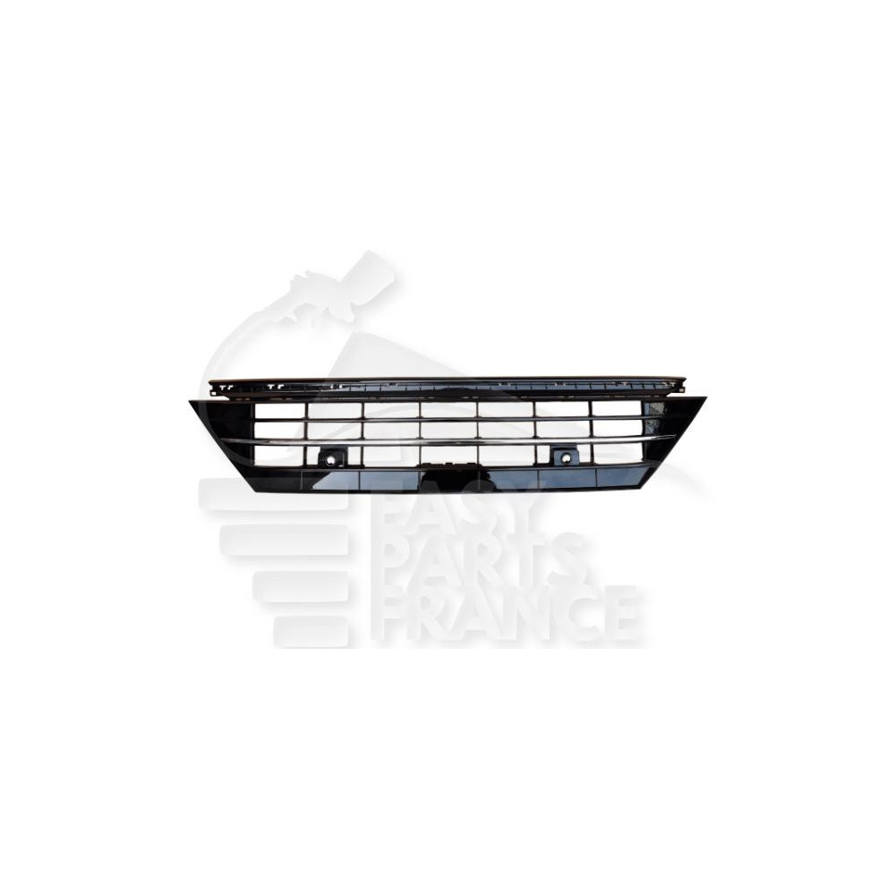 GRILLE CENTRALE DE PARE-CHOC AVANT NOIRE AVEC MOULURE CHROMEE pour VOLKSWAGEN TIGUAN