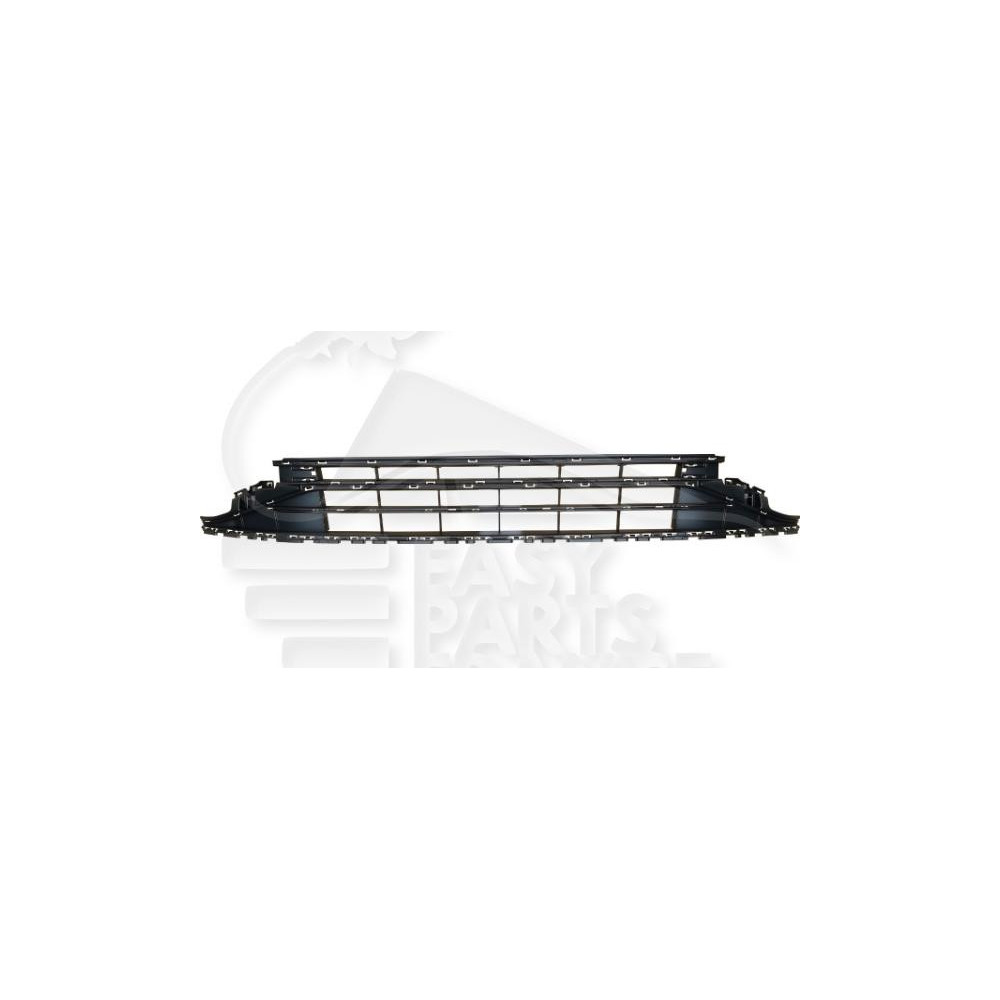 GRILLE CENTRALE DE PARE-CHOC AVANT NOIRE pour VOLKSWAGEN PASSAT