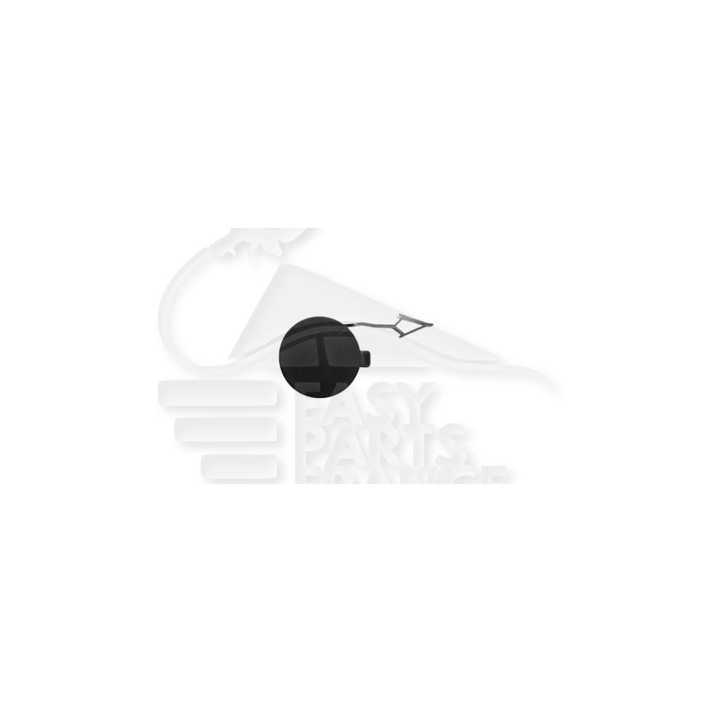 CACHE CROCHET DE PARE-CHOC AVANT NOIR pour VOLKSWAGEN CADDY