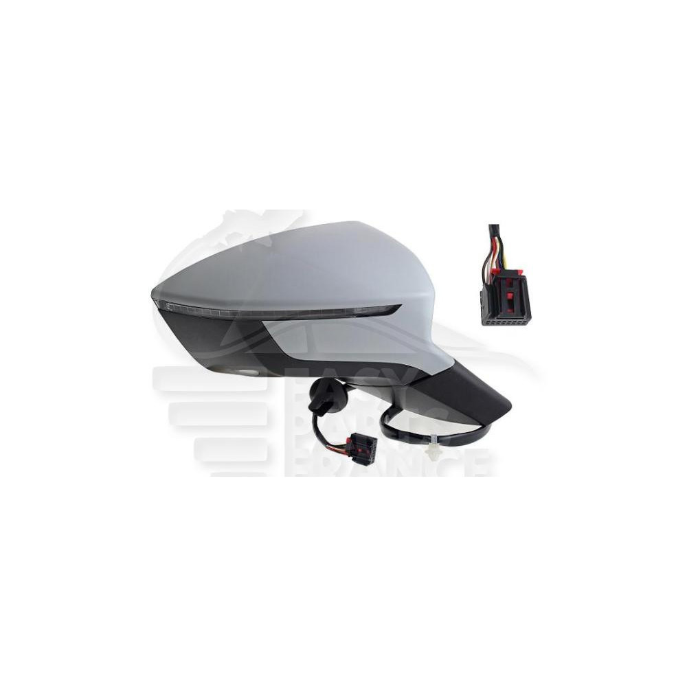 RÉTROVISEUR DROIT ÉLECTRIQUE CHAUFFANT AVEC FEU 6 PINS pour SEAT ATECA