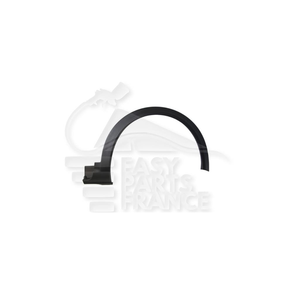 ELARGISSEUR AILE AVANT-DROIT NOIR pour FIAT 500
