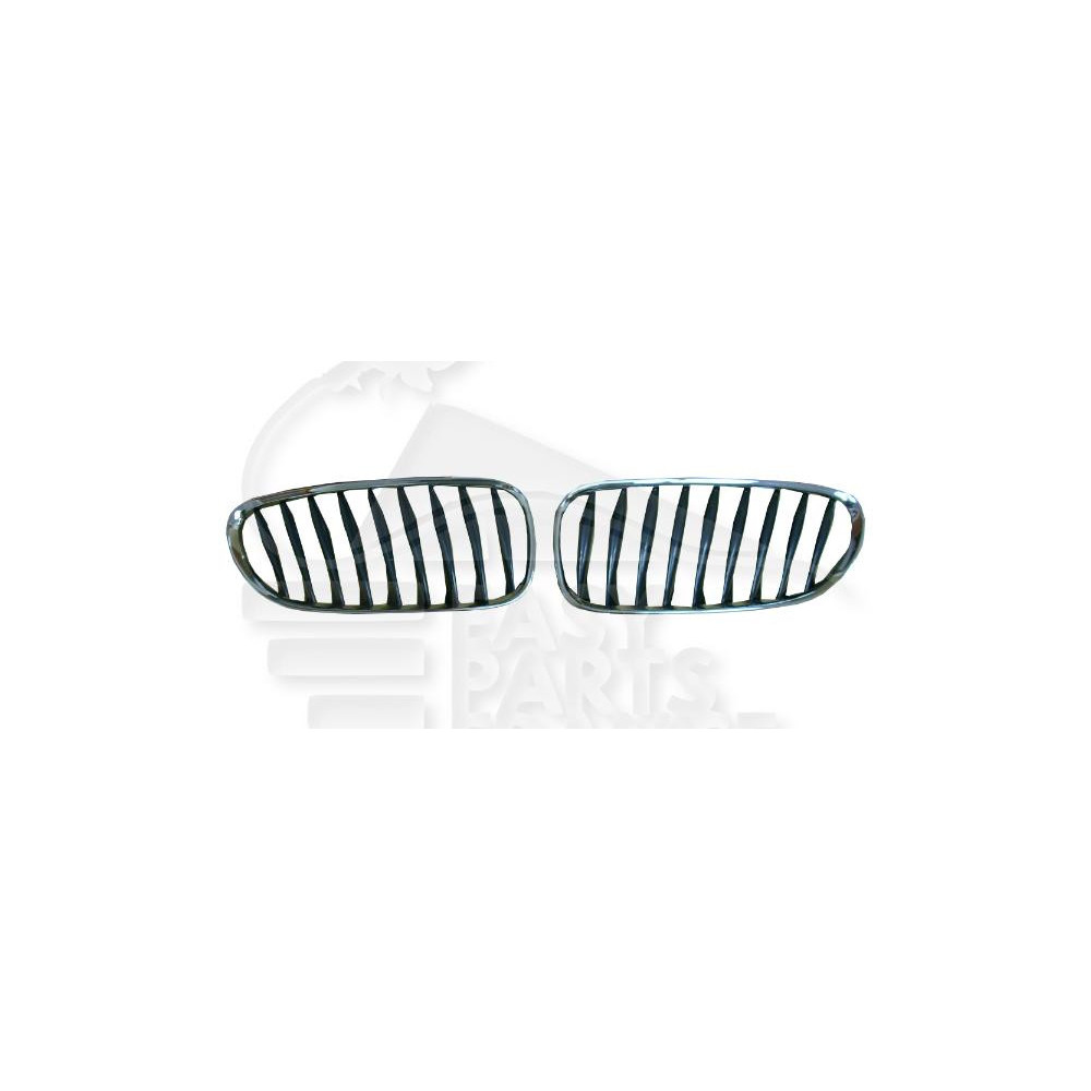 GRILLE DE CALANDRE AVANT-GAUCHE CHROMEE - NOIRE pour BMW Z4