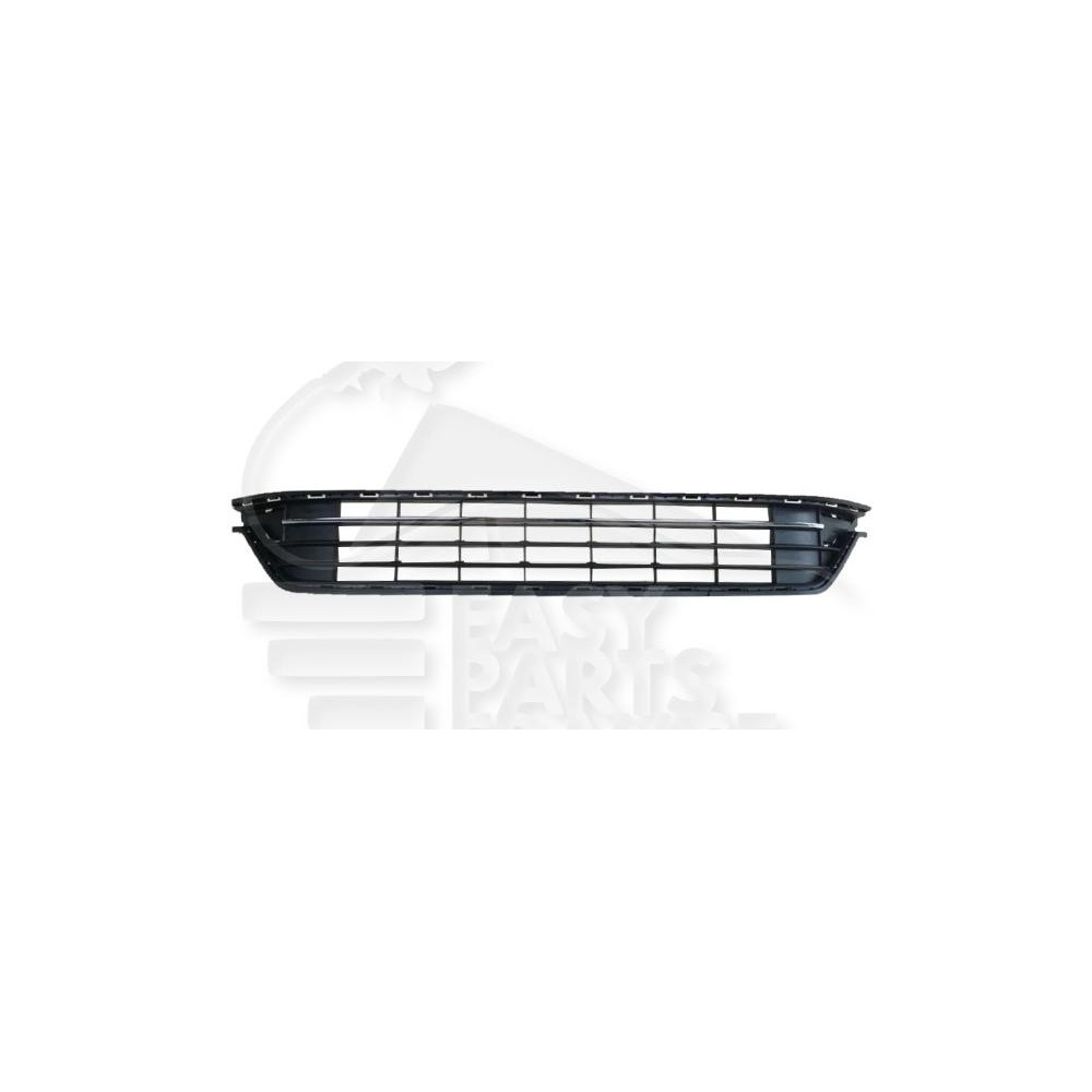 GRILLE CENTRALE DE PARE-CHOC AVANT NOIRE pour VOLKSWAGEN GOLF